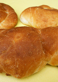 1gイーストでパン　低温長時間発酵