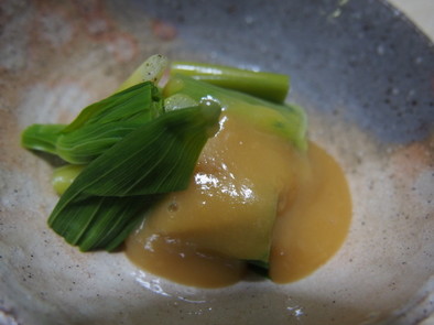 山菜・アマドコロの酢味噌かけの写真