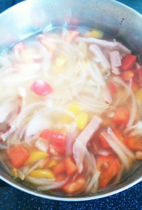 ☆余り物☆セロリの風味野菜スープ