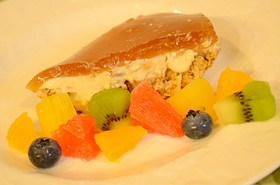 ローズ香るローズティーのレアチーズケーキ