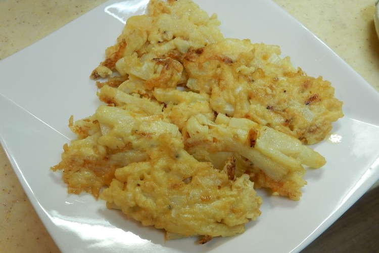たけのこと桜エビの時短かき揚げ レシピ 作り方 By とこととろ クックパッド