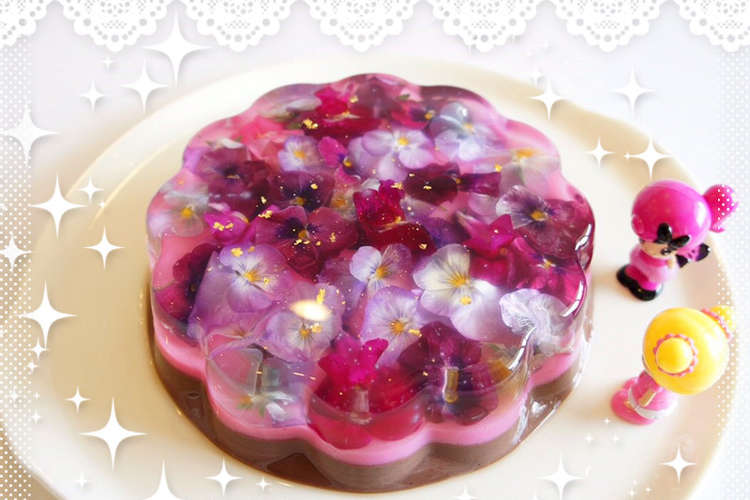 アゲハちゃんの お花ゼリー レシピ 作り方 By こえだちゃん クックパッド 簡単おいしいみんなのレシピが373万品