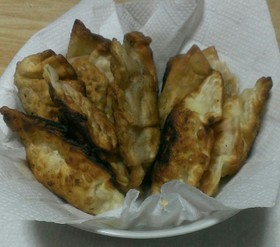 ☆ニラと挽き肉の揚げ餃子☆