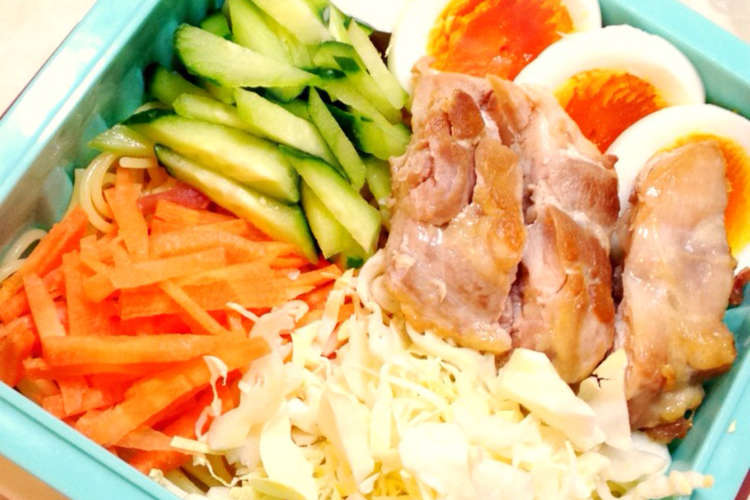 胡麻ドレdeサラダパスタ弁当 レシピ 作り方 By 走るわんぱくのりぴー クックパッド 簡単おいしいみんなのレシピが360万品
