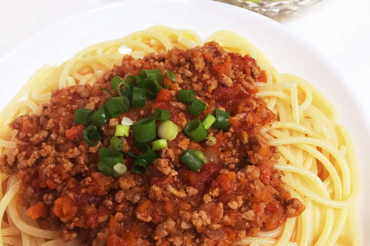 夕飯ランチに Fpでミートソースパスタ レシピ 作り方 By ユリchan クックパッド 簡単おいしいみんなのレシピが372万品