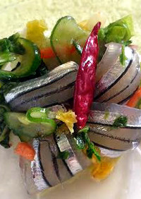 キビナゴと白菜の水キムチ
