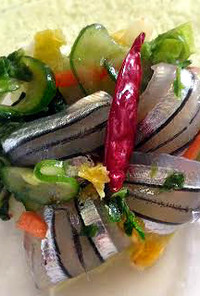 キビナゴと白菜の水キムチ