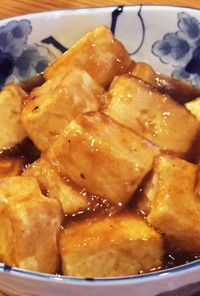 豆腐の焼肉のタレステーキ