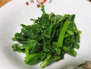 春の味:花粉症に良い。菜の花の胡麻和えの写真