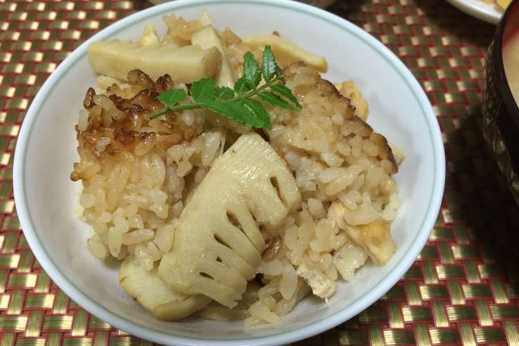 お焦げも美味しい ゴロンと贅沢 筍ご飯 レシピ 作り方 By Frontiers クックパッド 簡単おいしいみんなのレシピが375万品