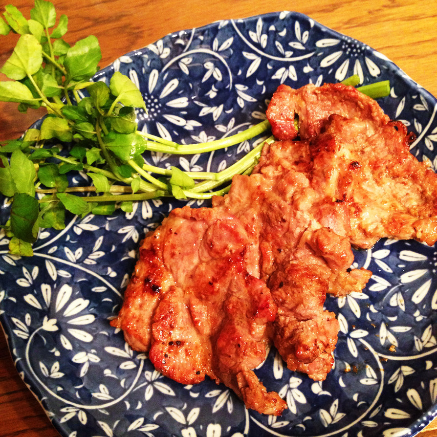 豚ロース肉の炭火生姜焼の画像