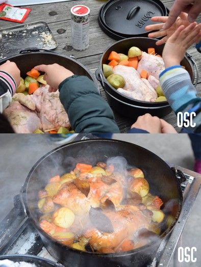 OSC ダッチオーブン ローストチキンの写真