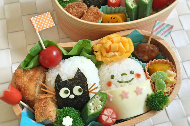黒猫 男の子弁当 簡単 遠足 キャラ弁 レシピ 作り方 By Yokkoiro クックパッド 簡単おいしいみんなのレシピが355万品