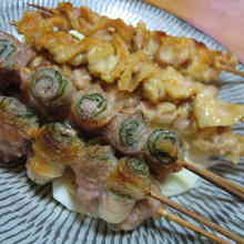 今夜は焼き鳥屋さん☆豚しそ串