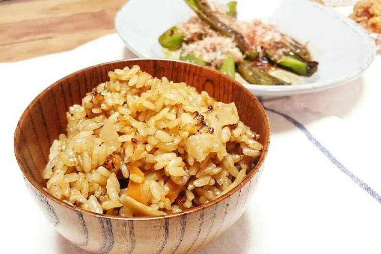 ストウブで炊き込みご飯 レシピ 作り方 By 朝美 クックパッド 簡単おいしいみんなのレシピが352万品
