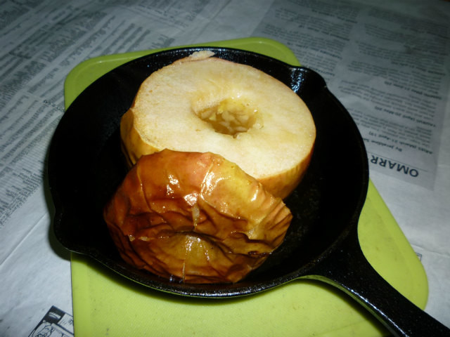 ニトスキでスペイン風丸ごと焼きリンゴの画像