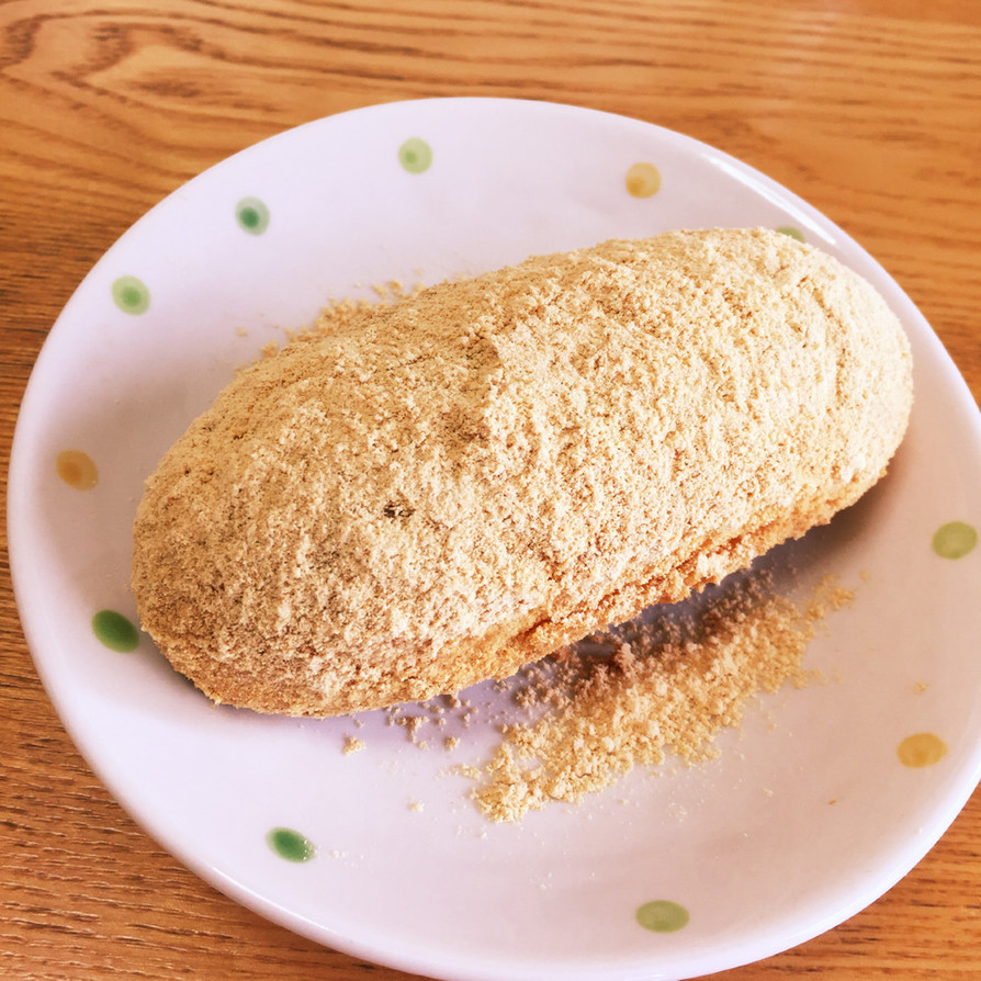 なつかしの味☆ふわふわきなこ揚げパンの画像