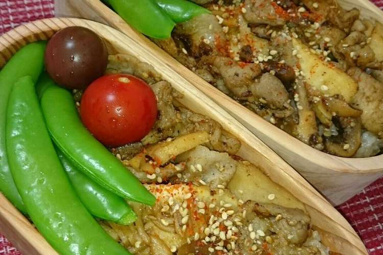 お弁当にも たけのこと豚こま味噌炒め レシピ 作り方 By まるこのしっぽ クックパッド 簡単おいしいみんなのレシピが350万品