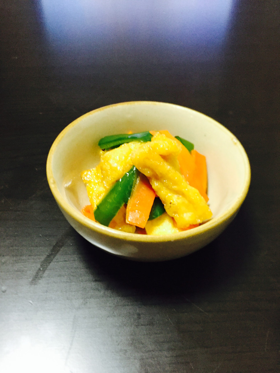 京あげと彩り野菜の炒めの画像