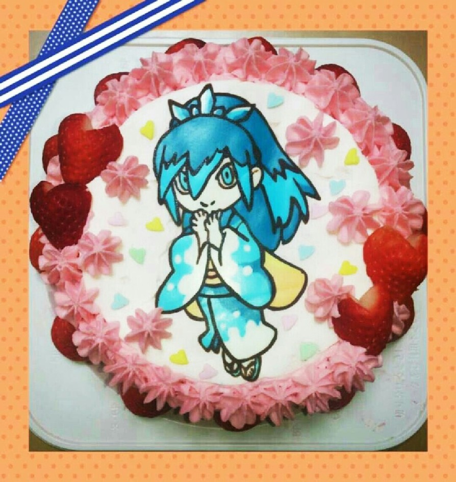 妖怪ウォッチ★キャラケーキ　ふぶき姫の画像