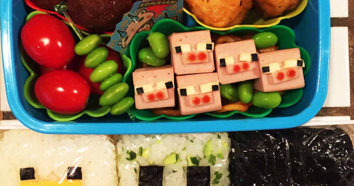 マイクラ キャラ弁 レシピ 作り方 By ニャンコ先生 クックパッド 簡単おいしいみんなのレシピが355万品