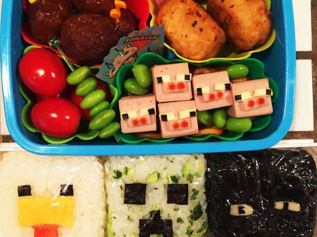 マイクラ キャラ弁 レシピ 作り方 By ニャンコ先生 クックパッド