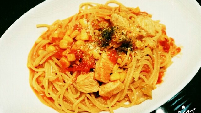 春キャベツと鶏胸肉のトマトパスタ レシピ 作り方 By Honopipipi クックパッド 簡単おいしいみんなのレシピが360万品