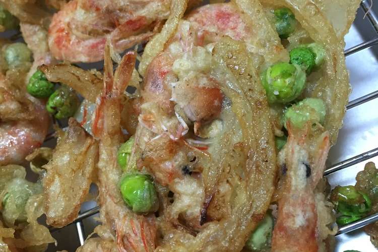 サクうま 芝エビとウスイのかき揚げ レシピ 作り方 By ししじゅうろく クックパッド 簡単おいしいみんなのレシピが356万品