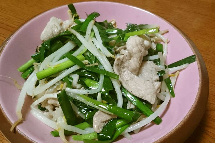 ニラ豚もやし マヨネーズ炒め レシピ 作り方 By プミリオ クックパッド 簡単おいしいみんなのレシピが352万品