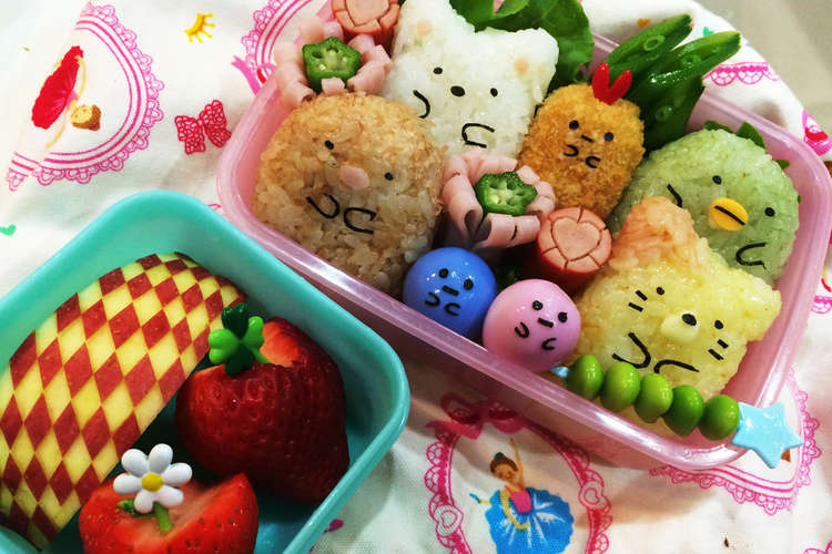 すみっコぐらし キャラ弁 お弁当 遠足 レシピ 作り方 By グー太郎 クックパッド 簡単おいしいみんなのレシピが359万品