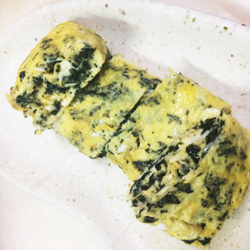 調味料いらずの海苔ふりかけの卵焼き