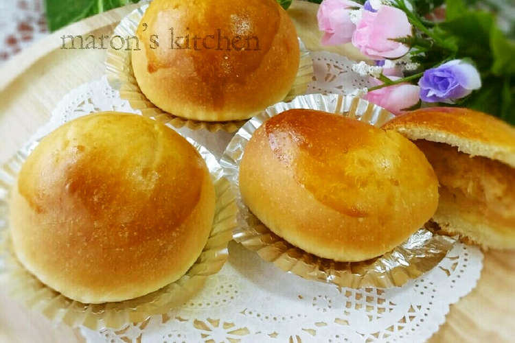 30分完成 不思議パンきな粉クリームパン レシピ 作り方 By Maron クックパッド 簡単おいしいみんなのレシピが352万品