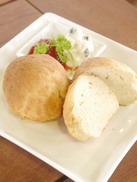 発酵不要!30分でお豆腐パン