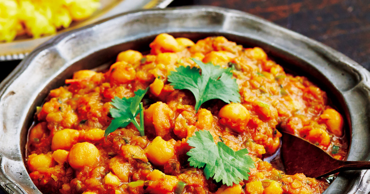 ビーツとひよこ豆のカレーのレシピ