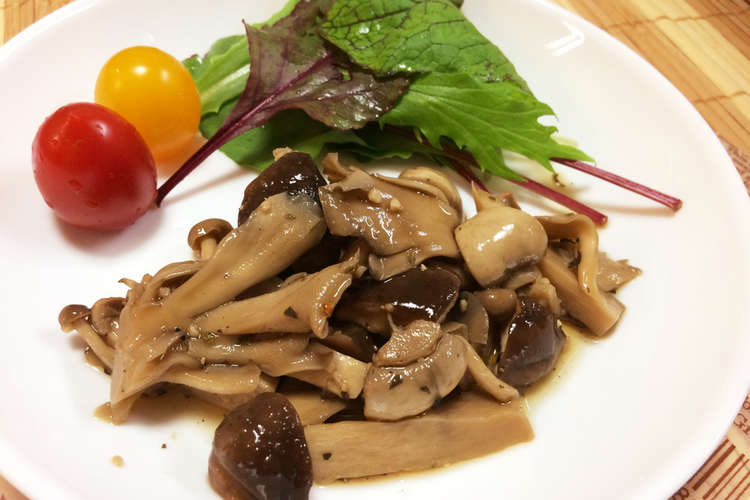 ノンオイル版イタリアン きのこのマリネ レシピ 作り方 By Azabu10 クックパッド