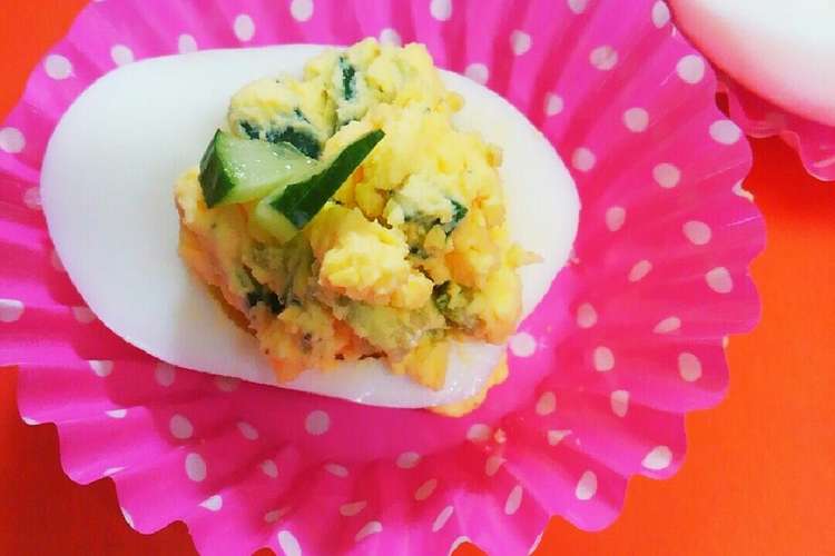 お弁当にも 食感up パーティ風ゆで卵 レシピ 作り方 By Thanks Iku クックパッド 簡単おいしいみんなのレシピが365万品