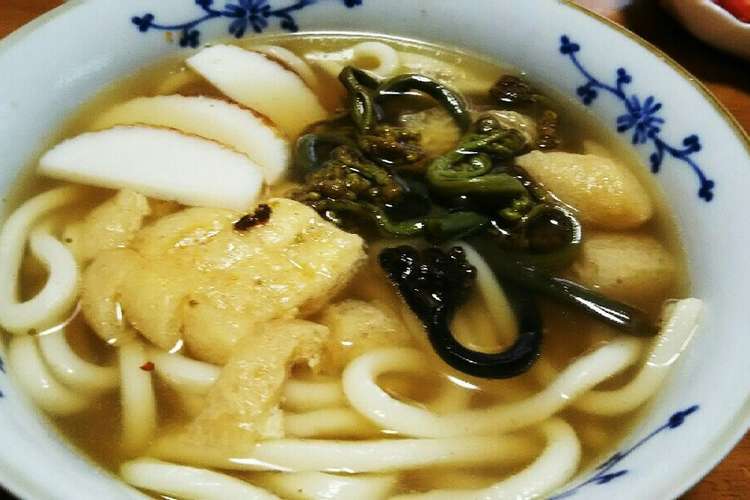 手軽に 山菜うどん レシピ 作り方 By Match クックパッド