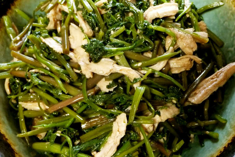 セリと鶏胸肉の中華和え レシピ 作り方 By 孔燐 クックパッド 簡単おいしいみんなのレシピが367万品