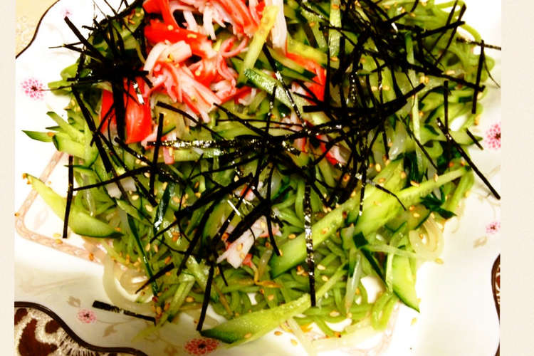 カニカマとわかめそばのヘルシーサラダ レシピ 作り方 By 鳳凰美田 クックパッド 簡単おいしいみんなのレシピが354万品