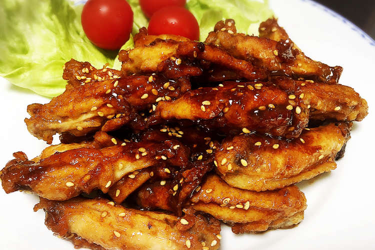 簡単ジンギスカンのタレ手羽中テリテリ焼き レシピ 作り方 By キッチン好きさん クックパッド 簡単おいしいみんなのレシピが352万品