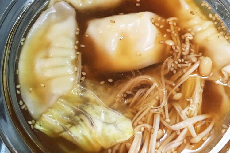 ちょっと変わった一品 ちゃんこ風水餃子 レシピ 作り方 By クック1finx5 クックパッド 簡単おいしいみんなのレシピが365万品