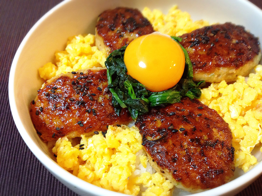お弁当♬簡単♪甘辛タレの鶏つくね照り焼きの画像