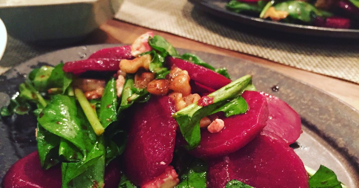 ローストビーツのサラダのレシピ