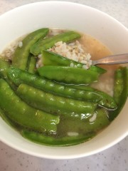 簡単!もち麦の残り物クッパの写真