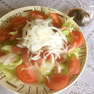 カツオのカルパッチョ バルサミコ風味の写真