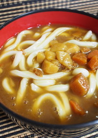 息子宛③「簡単カレーうどん(大盛)」