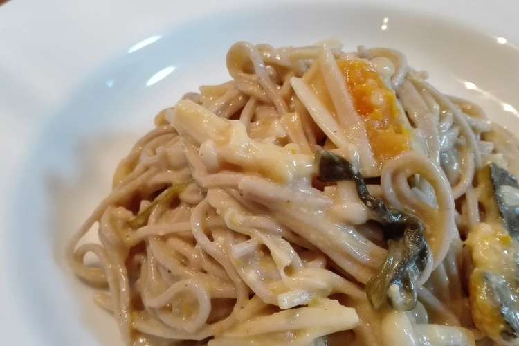味噌汁リメイク クリームパスタ風そば レシピ 作り方 By ｙ ｙまま クックパッド 簡単おいしいみんなのレシピが371万品