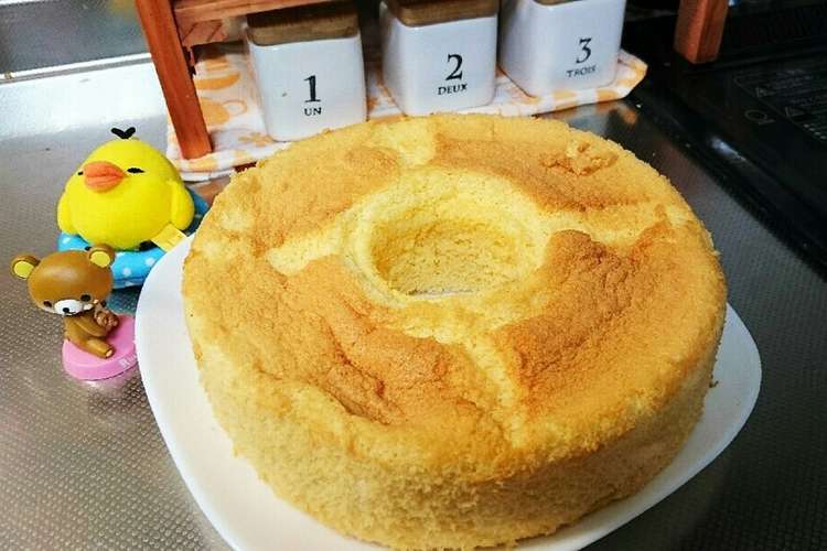 材料４つ 米粉シフォンケーキ 離乳食にも レシピ 作り方 By くまえる クックパッド 簡単おいしいみんなのレシピが350万品