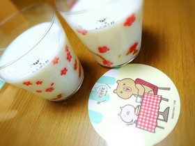 生クリーム入り。濃厚牛乳寒天