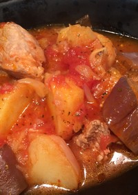 豚肉と野菜のトマトシチュー